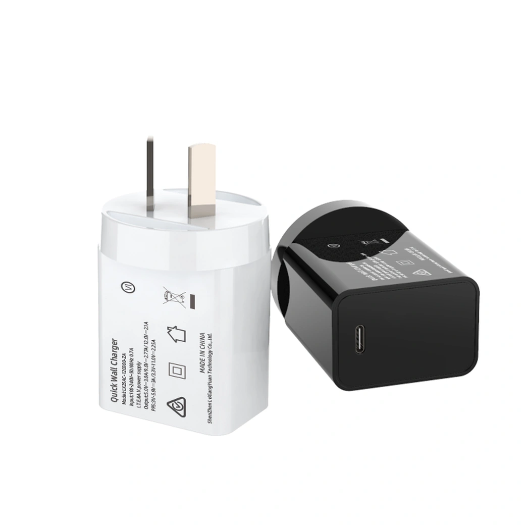 A PD (Power Delivery) 20W, 25W, or 35W Type C charger is a compact and portable power adapter that uses USB Type-C technology to deliver fast and efficient charging to compatible devices.